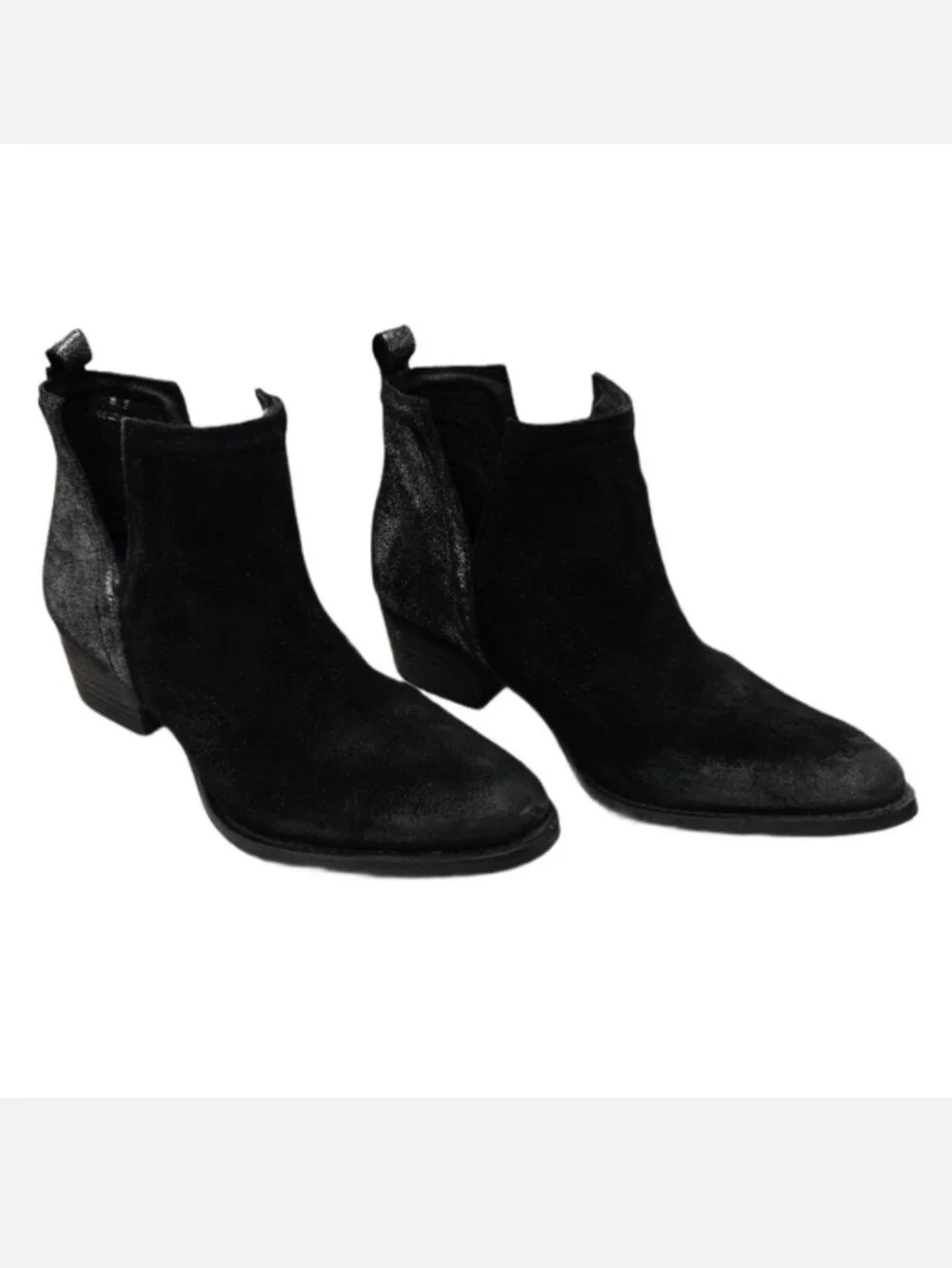 Diba True Stop By Ankle Boots in Suede and Leather